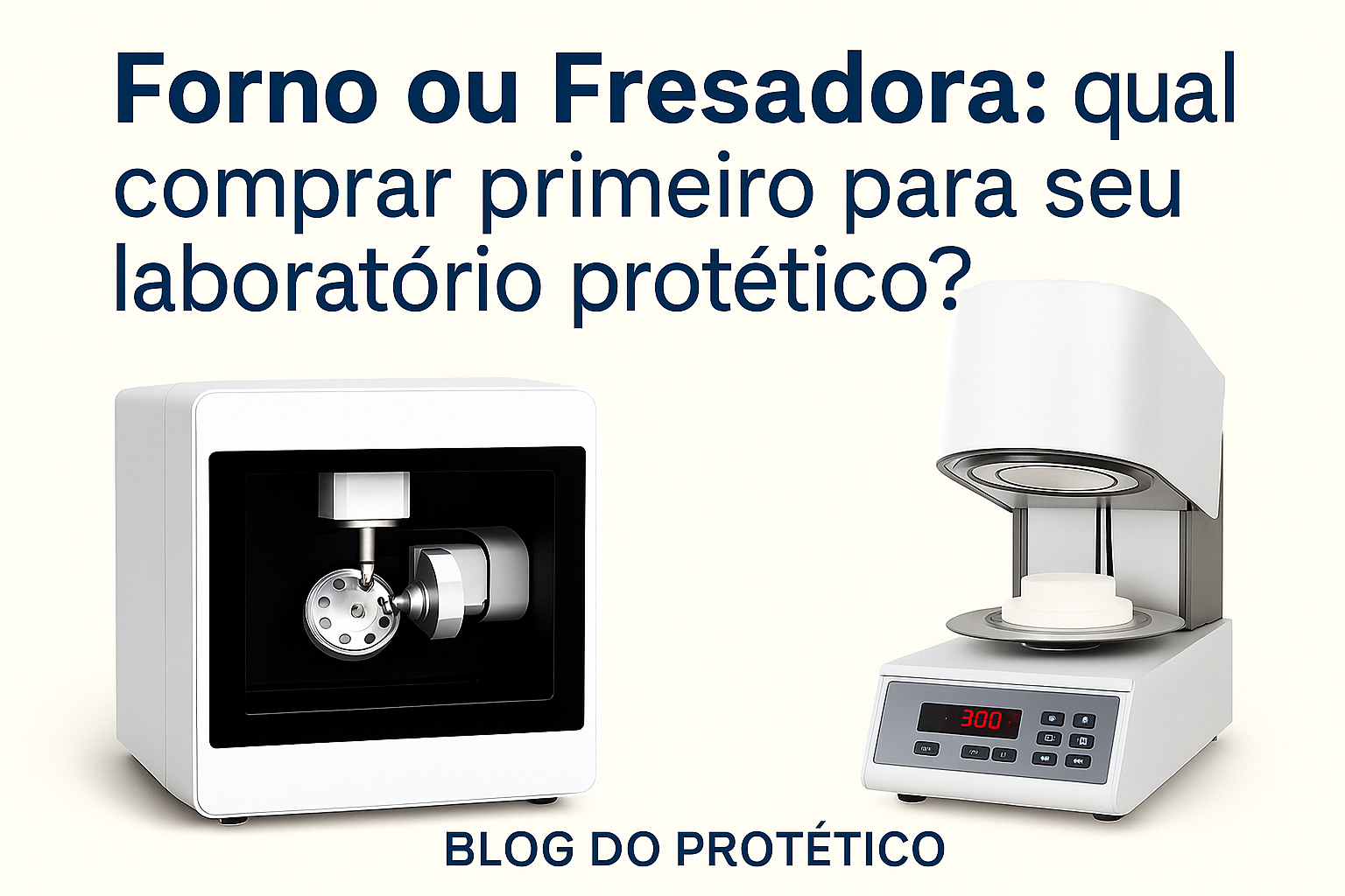 Forno ou fresadora: qual comprar primeiro para seu laboratório protético?”
